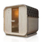Vierkante Barrelsauna Nolvik - Incl. Toebehoren - 180x185 x1, Verzenden, Nieuw