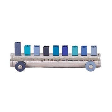 Chanukah Menorah, Chanoekia van Yair Emanuel treintje...., Nieuw