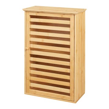Badkamerkast Järfälla 54,5x37x16 cm bamboe naturel [en.casa], Verzenden, Nieuw