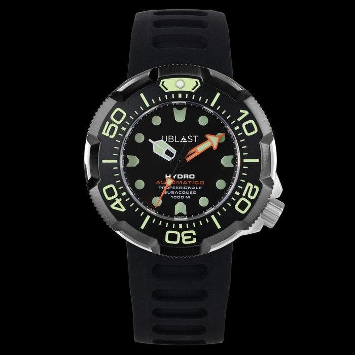 Ublast - Hydro - REF.UBHDR46BKGN - Automatic - Sub 100 ATM -, Sieraden, Tassen en Uiterlijk, Horloges | Heren