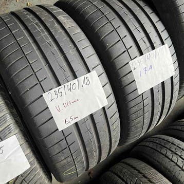 2 x Vredestein Ultrac 235-40-18 Zomerbanden 6,5mm, Auto-onderdelen, 18 inch, Gebruikt, Ophalen of Verzenden, 235 mm