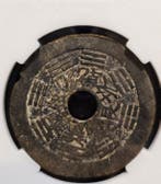 China. Qing Dynasty (late 19th Century), Zodiac signs. Bagua
