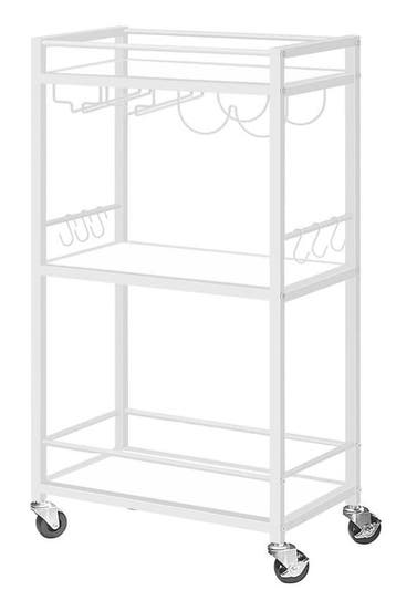 Hoppa! BC01BW033 Serveerwagen Wit Van €49 Voor €15 NIEUW, Ophalen of Verzenden, Nieuw