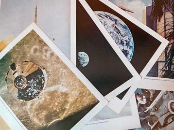 Een reeks van zeven fotos - Apollo in het begin - 1960-1970