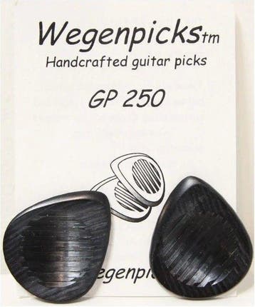 Wegen GP 250 Gypsy Jazz Plectrum - 2.50 mm - Zwart Set van 2, Muziek en Instrumenten, Ophalen of Verzenden, Nieuw, Elektrische gitaar