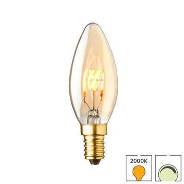 E14 LED lamp | Kaarslamp | 2.8W 2000K extra warm | Dimbaar, Verzenden, Nieuw, E14 (klein), Led-lamp