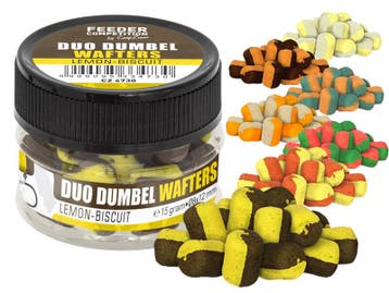 Duo Dumbel Wafters 8x12 mm 15 gr - Karper XL, Verzenden, Nieuw, Overige typen