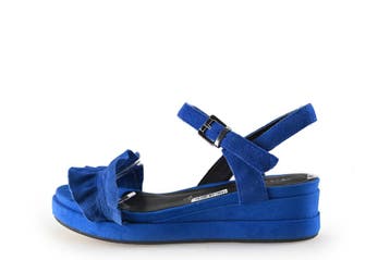 Tamaris Sandalen in maat 37 Blauw, Tamaris, Sandalen of Muiltjes, Zo goed als nieuw, Verzenden