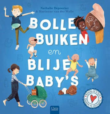 Bolle buiken en blije babys / Kriebels in je buik, Verzenden, Zo goed als nieuw, Nathalie Depoorter