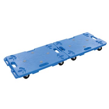 Silverline plateauwagen - polypropyleen - 100 kg draagkra..., Doe-het-zelf en Verbouw, Transportwagens, Ophalen of Verzenden, Nieuw