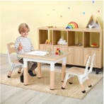 Kinder Tekentafel met 2 Stoelen Hout met Opbergruimte, Verzenden, Nieuw