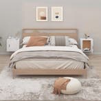 vidaXL Nachtkastjes 2 st wandgemonteerd 50x30x47 cm, Huis en Inrichting, Slaapkamer | Nachtkastjes, Minder dan 45 cm, Verzenden