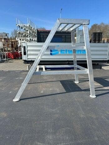 stucadoorstrap, 3 traps, aluminium stucadoorstrap, trap, Doe-het-zelf en Verbouw, Ladders en Trappen, Nieuw, Ophalen