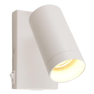 Moderne wandspot wit, Nadi, met schakelaar, Ophalen of Verzenden, Nieuw