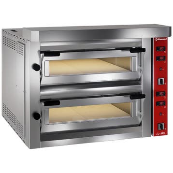 Diamond Pizzaoven | 2x 4 Pizzas Ø350mm | 400V | Stapelbaar, Ophalen of Verzenden, Nieuw in verpakking