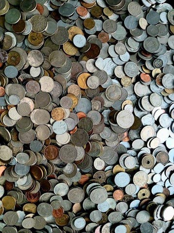 Azië. Lot of 1.5 kg of vintage coins - Very varied lot