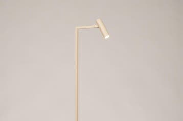 Rietveld Vloerlampen - Beige - Metaal, Aluminium, Verzenden, Nieuw