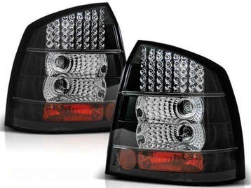 Achterlichten Opel Astra G LED clear zwart, Auto-onderdelen, Ophalen of Verzenden, Nieuw