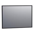 Brauer Onyx Spiegel - 100 cm - Rechthoekig - Zwart, Ophalen of Verzenden, Nieuw