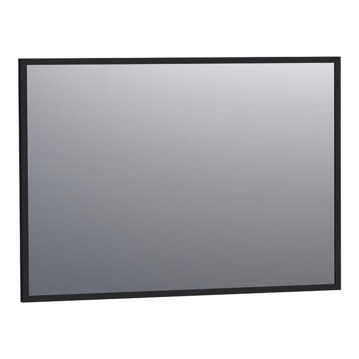 Brauer Onyx Spiegel - 100 cm - Rechthoekig - Zwart, Huis en Inrichting, Woonaccessoires | Spiegels, Ophalen of Verzenden