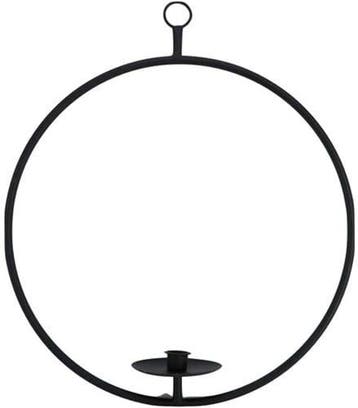 Metalen frame rond candleholder hang balance floral rusty, Ophalen of Verzenden, Nieuw
