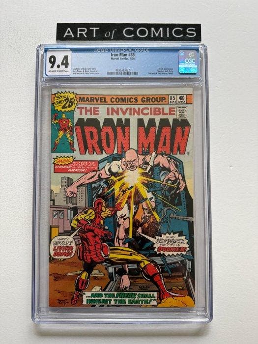 Iron Man #85 - CGC 9.4 - Freak, Stan Lee, Jack Kirby, Len, Boeken, Strips | Comics