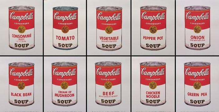 Andy Warhol (1928-1987) (after) - Campbell´s Soup I, 1968, Antiek en Kunst, Curiosa en Brocante