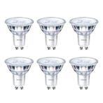 Led spot GU10 | Philips | 6 stuks (3.5W, 255lm, 2700K), Verzenden, Nieuw