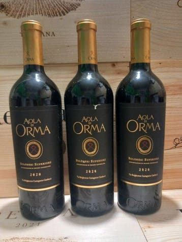 2020 Orma, Aola di Orma - Bolgheri Superiore - 3 Flessen, Nieuw