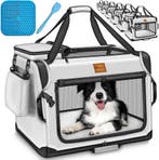 Reisbench hond - Draagtas hond - Transportbox - 50x34x34 cm-, Dieren en Toebehoren, Transportboxen, Verzenden, Zo goed als nieuw