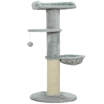 TRUUSK Kattenkrabpaal - Sisalpalen - Meerlaags - Pluche Stof, Verzenden, Nieuw