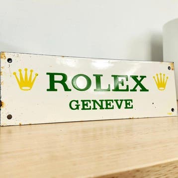 Rolex - Emaille plaat - Emaille