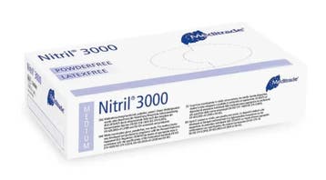 Nitril 3000 handschoenen - wit- 100 stuks - large, Verzenden, Nieuw