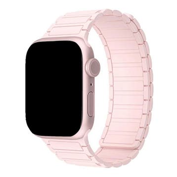 Apple Watch bandje Zyro - siliconen - lichtroze - lichtroze, Verzenden, Nieuw