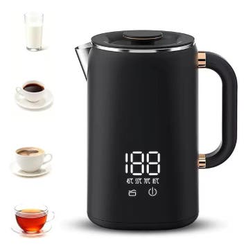Elektrische Waterkoker1.7L 1500W met Display en Warmhoudfunc, Verzenden, Nieuw