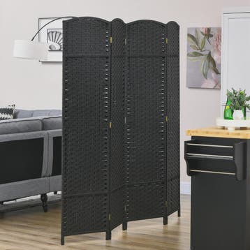 Stijlvol 4-delig Vouwbaar Kamerscherm - 160x170 cm - Creëer, Verzenden, Nieuw