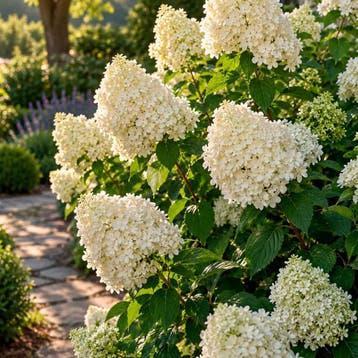 Hortensia ‘Polar Bear’ (Pluimhortensia) container (P17), Verzenden, Overige soorten, Halfschaduw