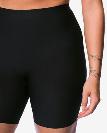 HEMA Medium corrigerende biker hoge taille zwart, Verzenden, Zwart