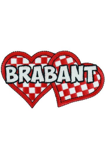 Applicatie Brabant dubbel hart bont, Verzenden, Nieuw