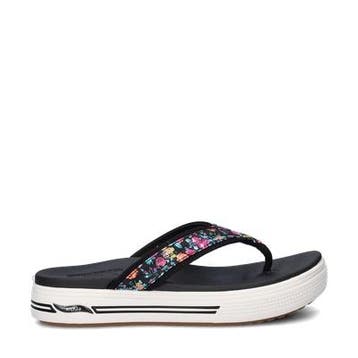 Skechers Arch Fit Arcade Sandal - Flora Friends slippers, Slippers, Skechers, Verzenden, Zwart