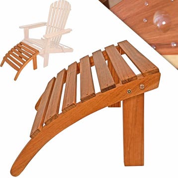 Voetsteun Acaciahout voor Adirondack Tuinstoel (Stoelen), Tuin en Terras, Tuinstoelen, Verzenden, Nieuw