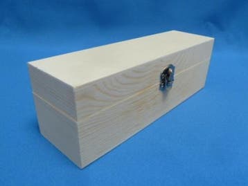 houten kist rechthoekig verkrijgbaar in 3 afmetingen, Minder dan 50 cm, Nieuw, Minder dan 50 cm, Ophalen of Verzenden