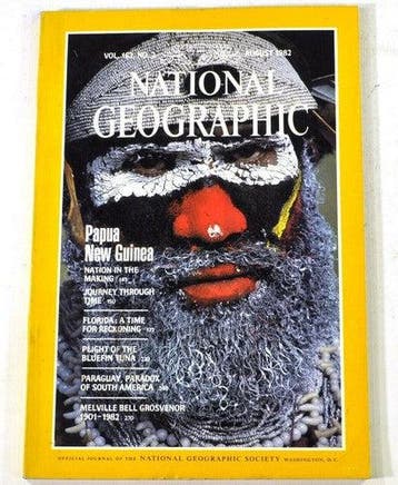 Vintage National Geographic augustus 1982 –, Verzamelen, Verzenden