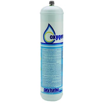 Gasfles zuurstof 1 liter 110 bar M10x1RH (Gasflessen), Verzenden, Nieuw, Overige typen