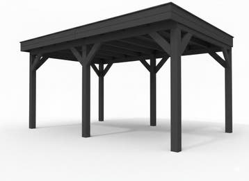 Hillhout Buitenverblijf L Antraciet 500x310 cm, Ophalen of Verzenden, Nieuw