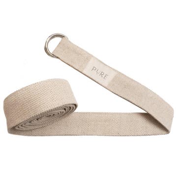 Yoga riem jute extra lang naturel - Pure, Verzenden, Nieuw