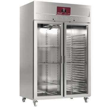 Koelkast geventileerd 1400 liter, 2 glazen deuren GN 2/1, op, Verzenden, Nieuw in verpakking