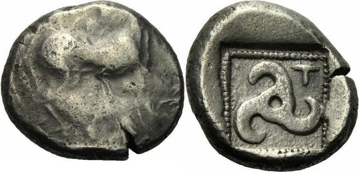 470-440 v Chr Lykien Incerter Dynast Stater 470-440 Wilde..., Postzegels en Munten, Munten | Europa | Niet-Euromunten, Verzenden