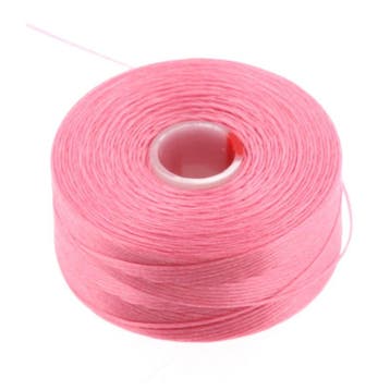 S-LON Rijggaren D ca. 70 meter 0,11mm pink (S-Lon rijgdraad), Ophalen of Verzenden, Nieuw, Kraal