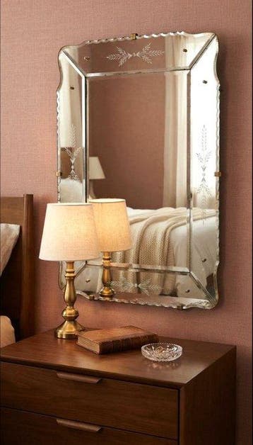 Spiegel - Glas - vintage spiegel